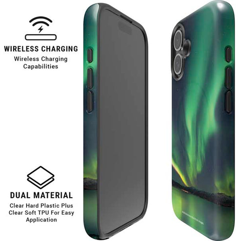 StockTrek Aurora Borealis Over Tjeldsundet in Norway iPhone 16 Plus Magsafe Impact Case